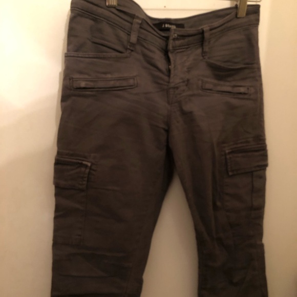 JBrand Grayson Skinny cargo jeans. Size 25. Colour Vin Black (Grey) - Picture 4 of 9